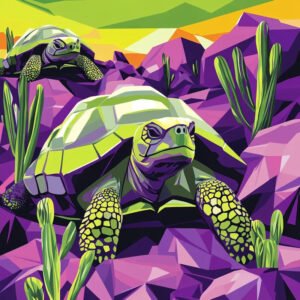 Mexican Cactus Print Prompts for DALLĀ·E